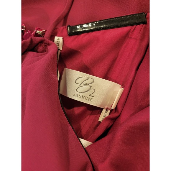 B2 by Jasmine Two Piece Long Sweetheart Neckline Poly Chiffon Bridesmaid Dress 6 - Picture 12 of 12